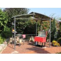 Grillpavillon Barbecue XXL 275x165 cm Grillpavillon Barbecue XXL 275x165 cm