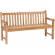 Balkon Teakbank Yachtclub 100 cm Zebra