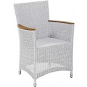 Geflecht-Sessel Loomus silkwhite Zebra