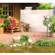 Seitenmarkise M�nchen ausziehbar 3 m natur