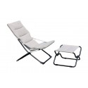 Gartenstuhl Mia-Maria beige inkl. Hocker Gartenstuhl Mia-Maria beige inkl. Hocker