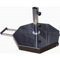 Granitschirmst�nder Octa 45 kg Luxus Trolly