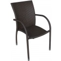 Geflecht-Sessel Milano nero von Zebra