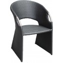 Geflecht-Sessel Wave slate von Zebra