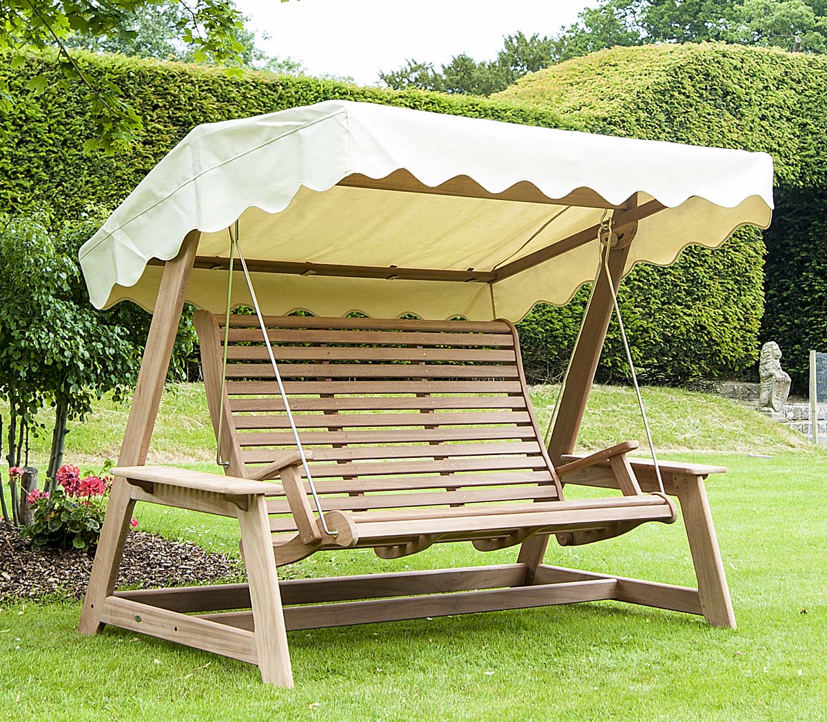 Hollywoodschaukel W. Canopy Dach ecru von Alexander Rose Alexander Rose