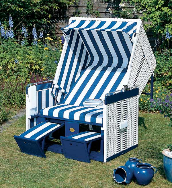 Strandkorb Pr�sident Alu Nr.40