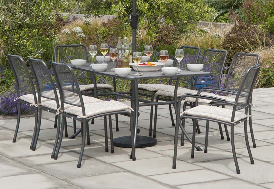 Gartentisch Portofino 145x90 cm anthrazit von Alexander Rose Alexander Rose