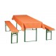 Bierbankauflage-Set uni f�r Tisch 50 cm