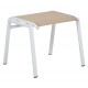 Garten-Hocker California white von Karasek