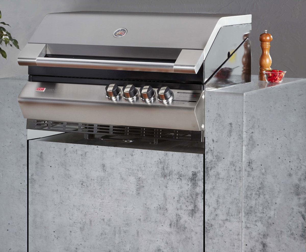 EinbauGasgrill Turbo 4 Elite BT Grill