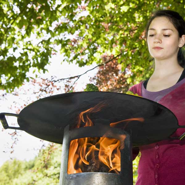 Feuer-Wok rund 47.5 cm Hegewald