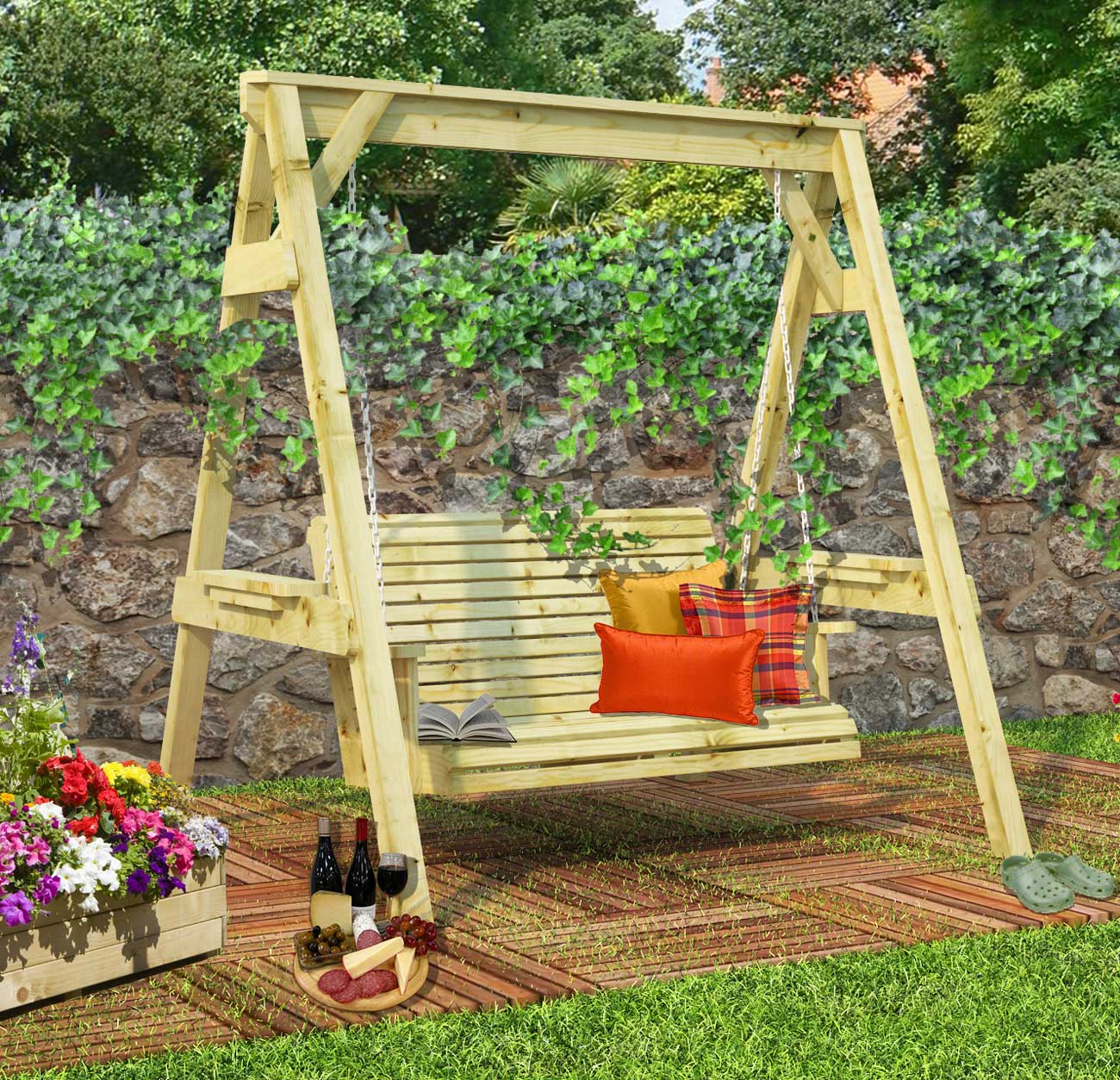 Gartenschaukel Lugano Pletsch