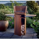 Attika Gartengrill Square mit 2 Ablagen Attika Gartengrill Square mit 2 Ablagen