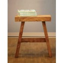 Teak-Hocker Jakarta 30x30 cm von Zebra