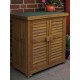 Gartenschrank 95 cm honigfarben aus Fichtenholz