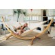 H�ngemattengestell Siesta 360 cm, mit Doppel-H�ngematte
