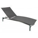 Zebra Gartenliege One dark grey