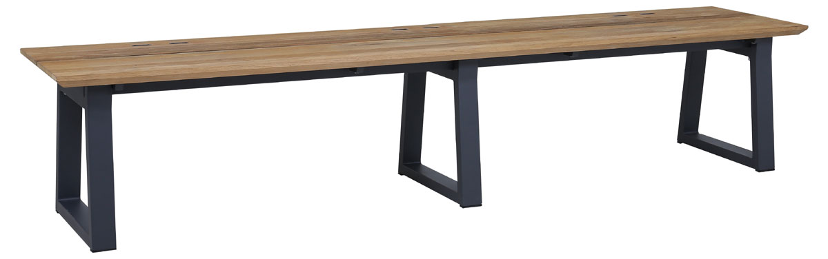 Zebra Gartenbank Phönix 220 cm Zebra