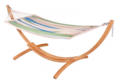 La Siesta Single-Stabhngematte Chillounge Green Bay inkl. Gestell