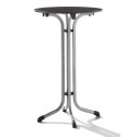Steh- u. Bartisch Puroplan rund 85 cm graphit/Schieferoptik von Sieger