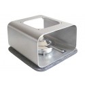 Fondue Rechaud silber S12412 ohne Decor Steinlin