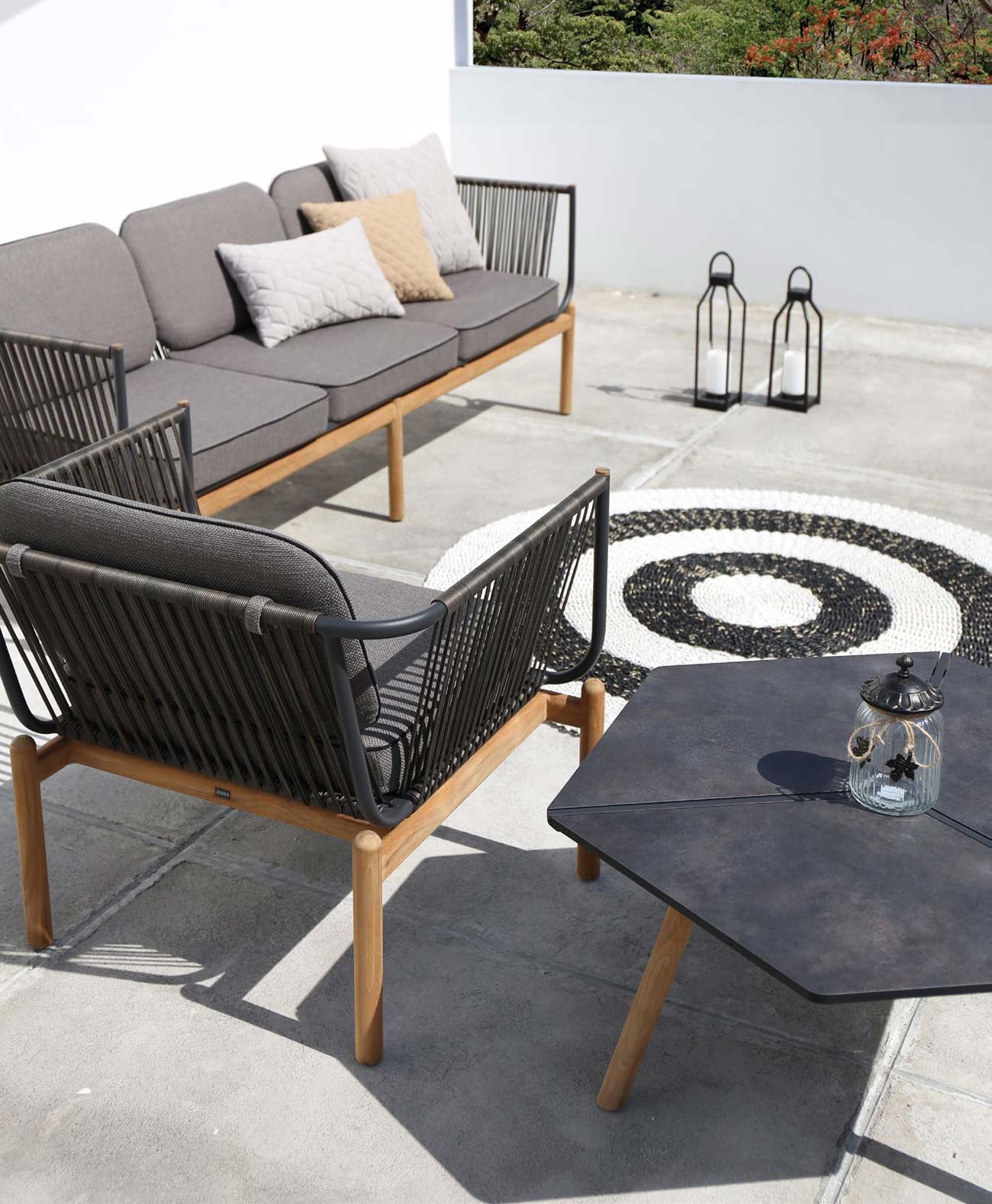 Zebra LoungeSofa Pollux Zebra