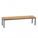 Mandalay Gartenbank Toscana 175x40 cm anthrazit/Teak