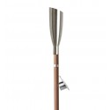 Aristo Gartenfackel Pisa 157 cm, 2er Set, Edelstahl gebrstet