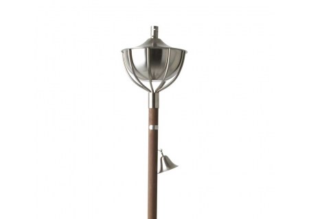 Fackel Roma Optimum 165 cm, 2er Set, Edelstahl gebrstet