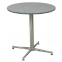 Bistrotisch Cecina rund 75 cm mit grauer Granitplatte