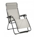 Lafuma Relaxsessel Patio Futura Clippe Schwarz/Galet