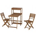 Siena Garden Gartenmbel-Set Bari 3-teilig