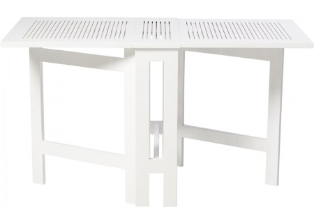 Cinas Gartentisch Butterfly weiss 130x65 cm
