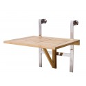 Cinas Balkontisch Balcony Teak 65x51 cm