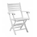 Cinas Gartensessel York weiss