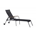 Cinas Gartenliege Mood classic schwarz/anthrazit
