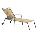 Cinas Gartenliege Ellen Teak/anthrazit