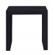 Cinas Rib Hocker Mahagoni schwarz