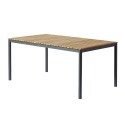 Cinas Gartentisch Mood 167x100 Teak/anthrazit runde Tischbeine