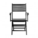 Cinas Gartensessel York schwarz