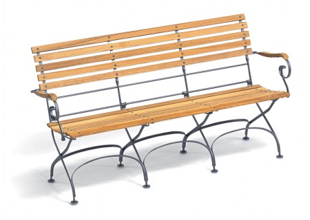 Weish�upl Gartenbank Classic 3-Sitzer mit Armlehnen