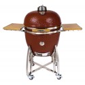 Saffire Keramik Grill Silver 23 rot mit Gestell