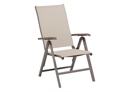 Kettler Klappsessel Diamond taupe/Stucco