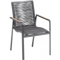 Kettler Gartensessel Diamond Rope anthrazit/charcoal/anthrazit