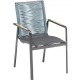 Kettler Gartensessel Diamond Rope anthrazit/charcoal/petrol