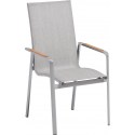 Kettler Gartensessel Diamond HL silber/hellgrau