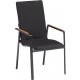 Kettler Gartensessel Diamond HL anthrazit/Sooty