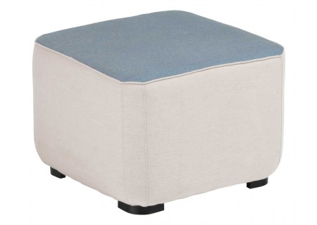 Kettler Ego Universal Hocker 50x50 cm natte linen/carcon sky