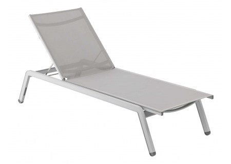 Kettler Gartenliege Latitude hellgrau