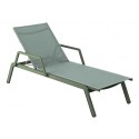 Kettler Gartenliege Latitude grn mit Armlehnen